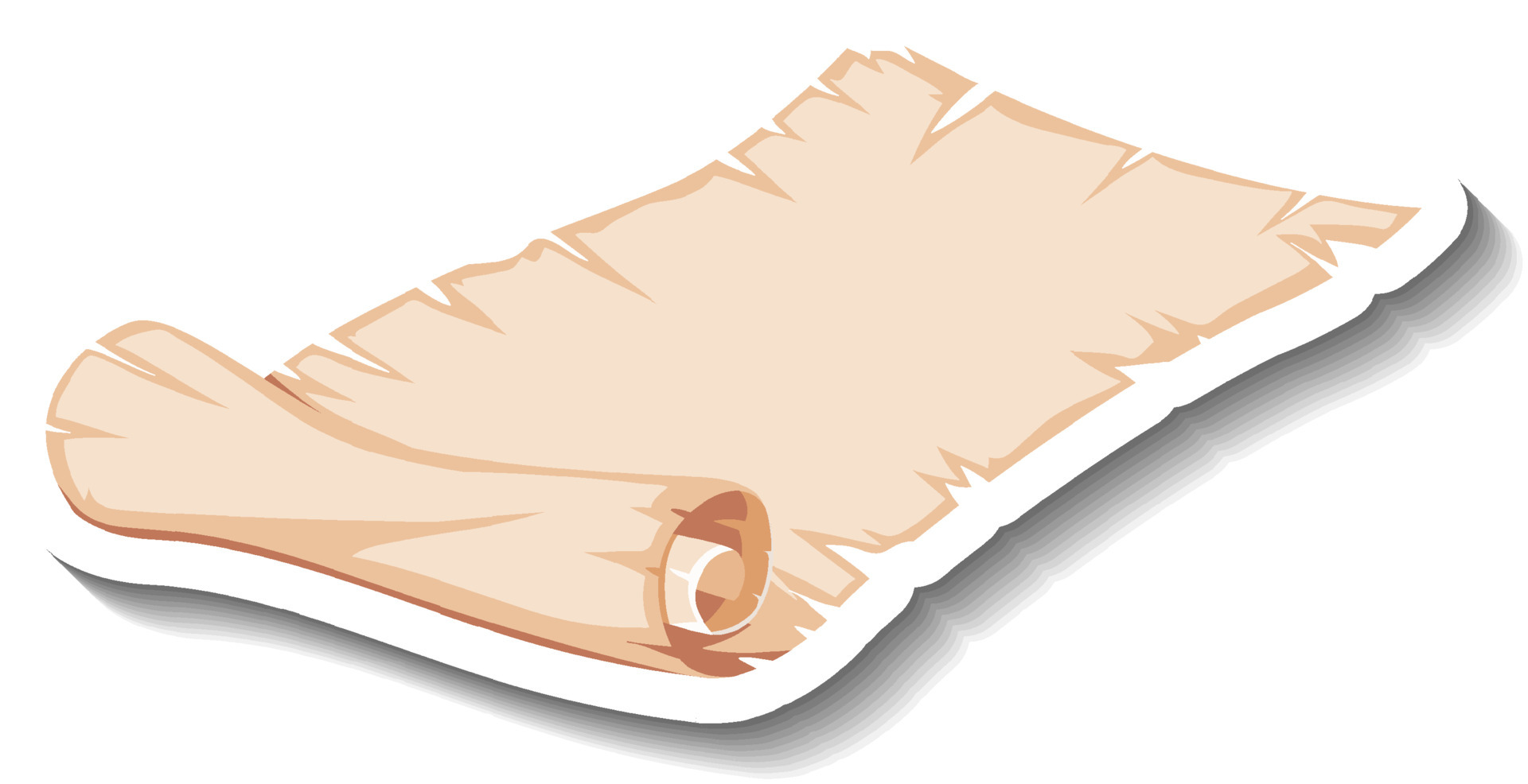 Blank vintage scroll paper 4319232 Vector Art at Vecteezy