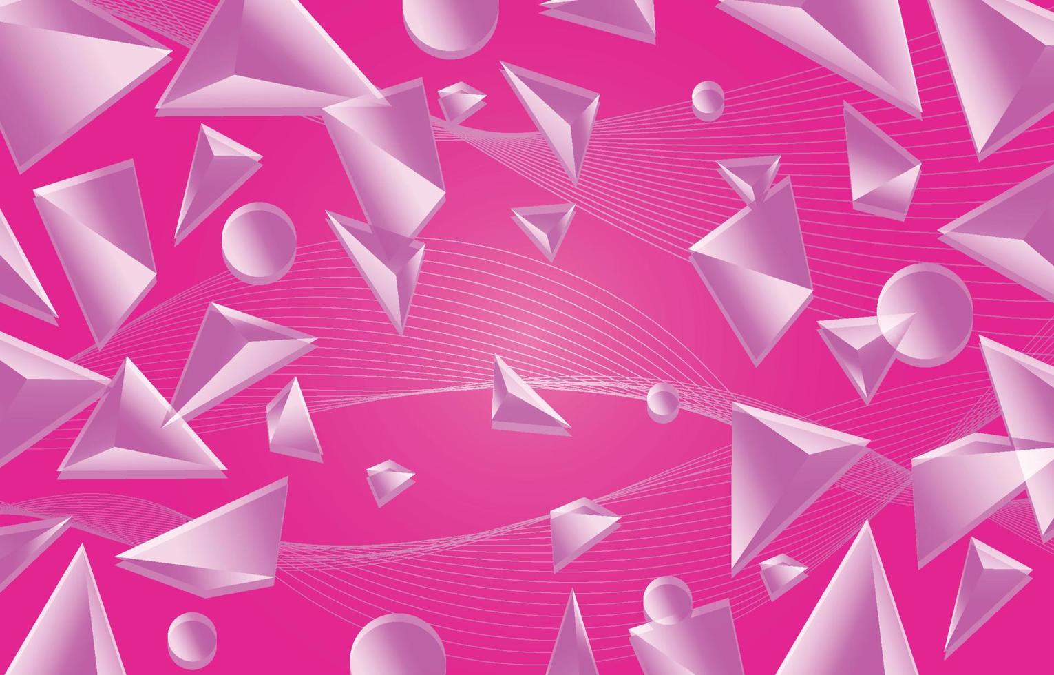 Pink Abstract Shining Background vector