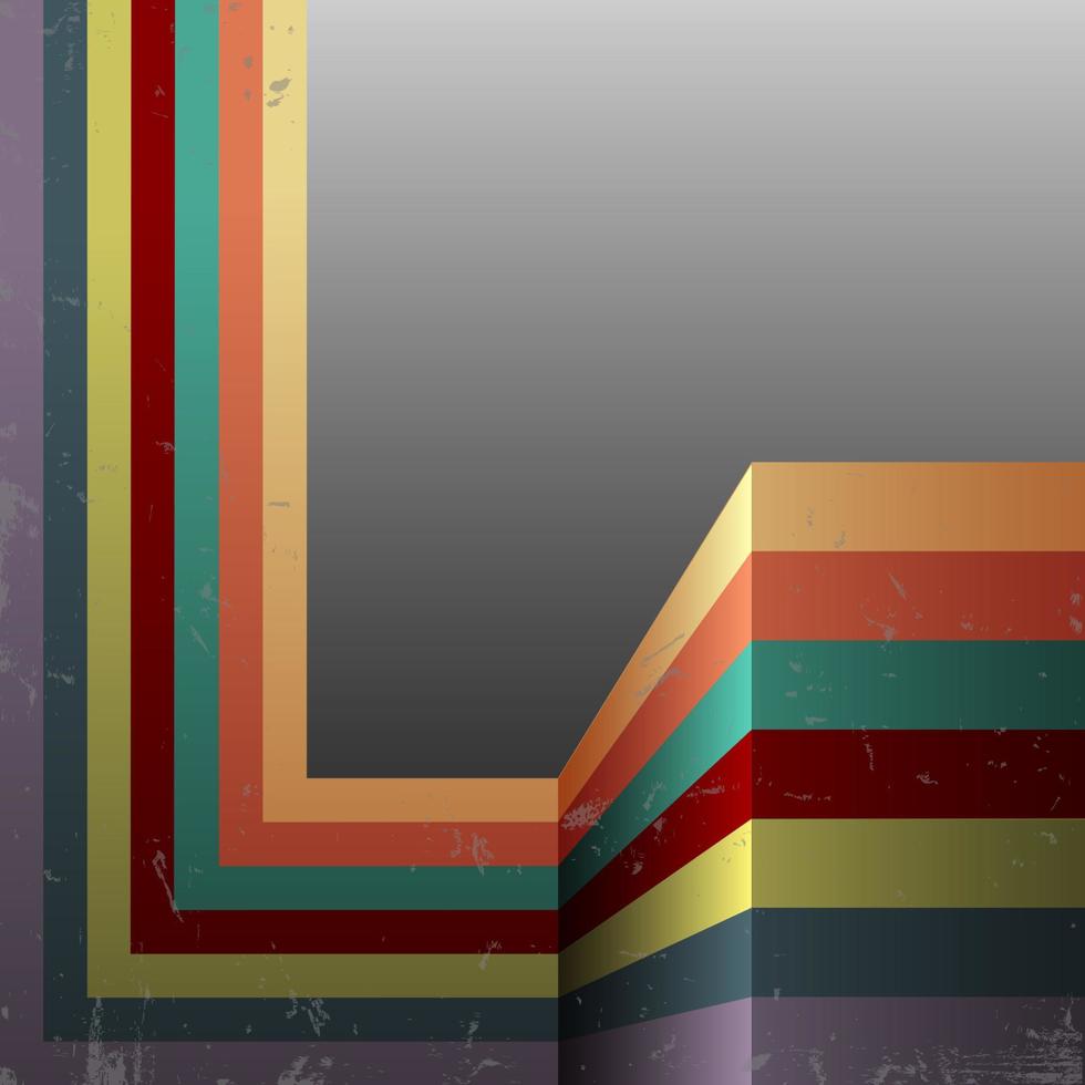 Abstract retro background vector