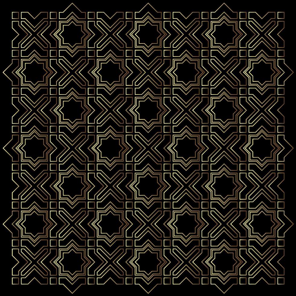 Geometric Islamic pattern vector