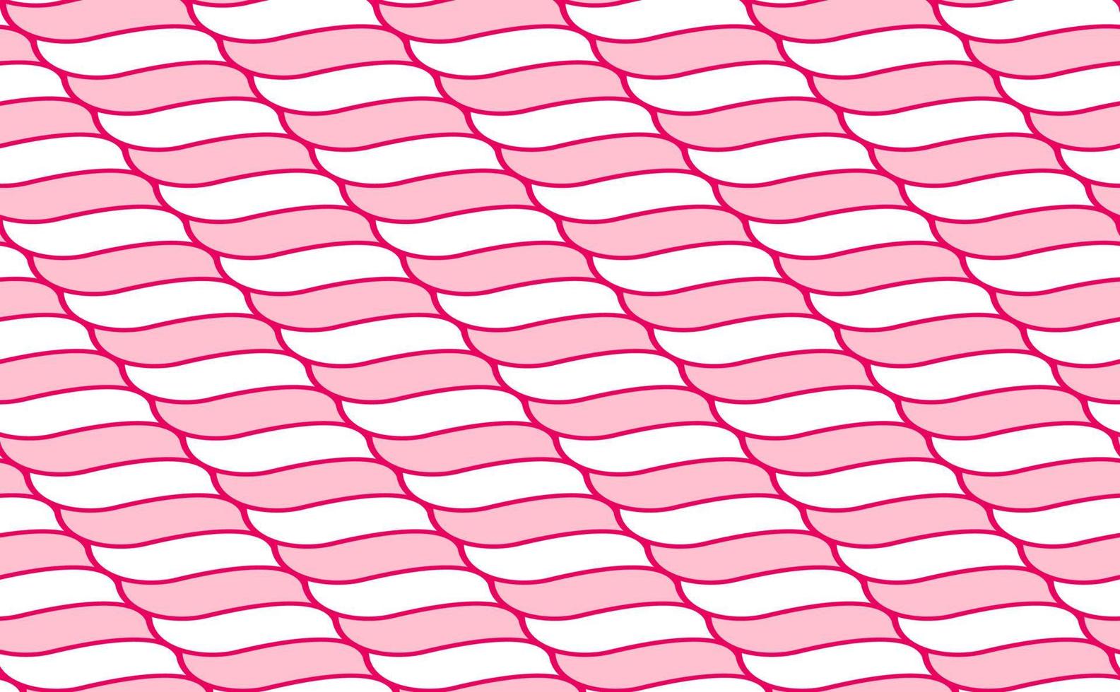 Pink and white diagonal twisted lines background. Sweet candy background vector