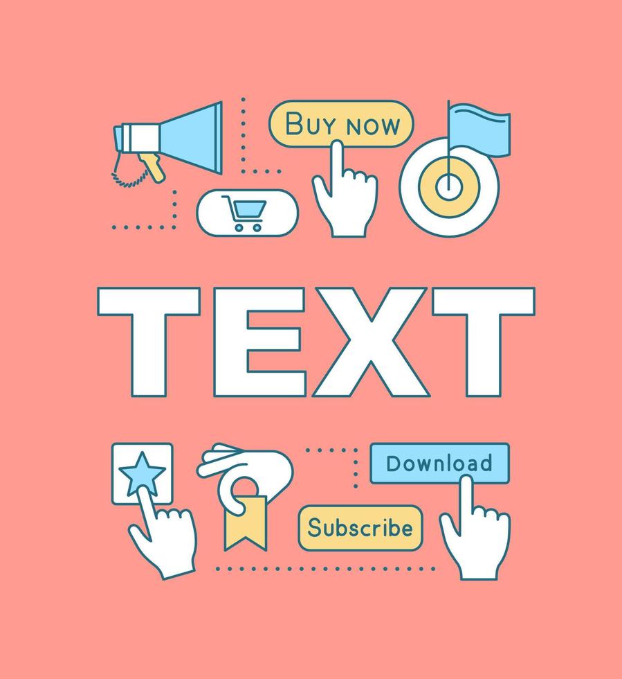 CTA word concepts banner. Call to action. Presentation, website. Immediate sale. Advertising campaign. Isolated lettering typography idea with linear icons. Vector outline illustration
