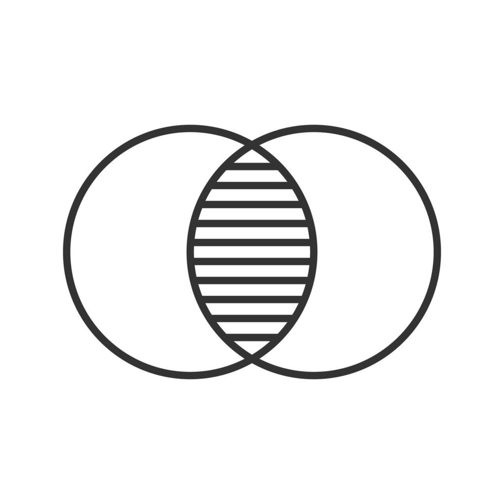 Merging linear icon. Thin line illustration. Integration abstract metaphor contour symbol. Vector isolated outline drawing