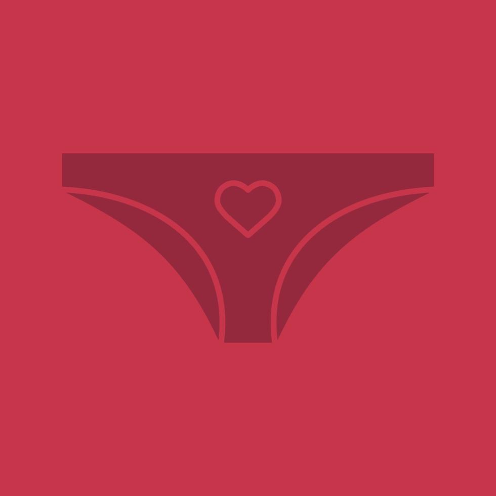 Panties glyph icon. Silhouette symbol. Negative space. Vector isolated  illustration 4239656 Vector Art at Vecteezy