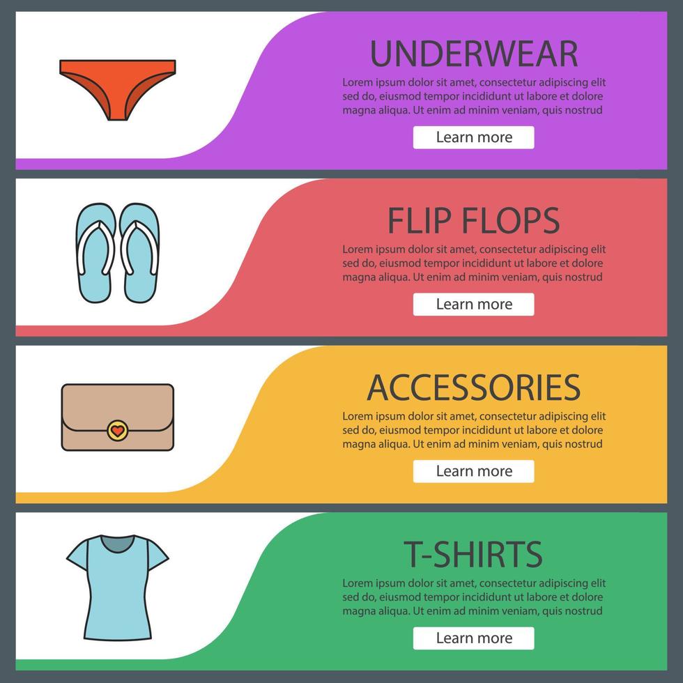 Underwear Website Templates