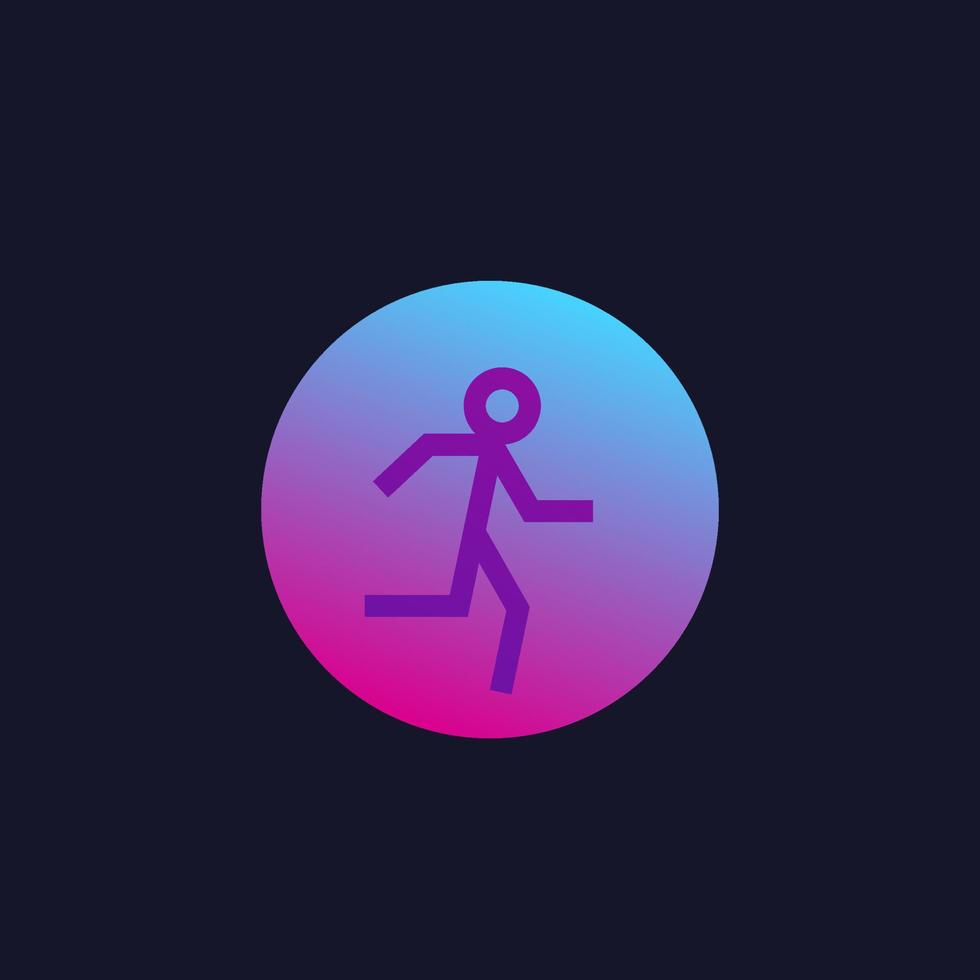 pedometer vector icon