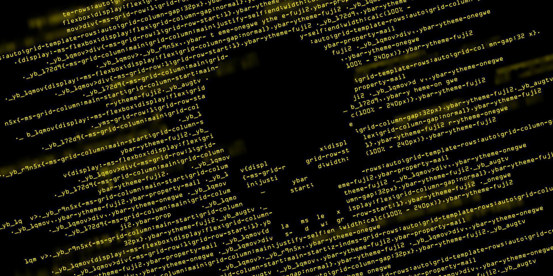 Fondo de tecnología de piratería de código informático y ataque de virus vector