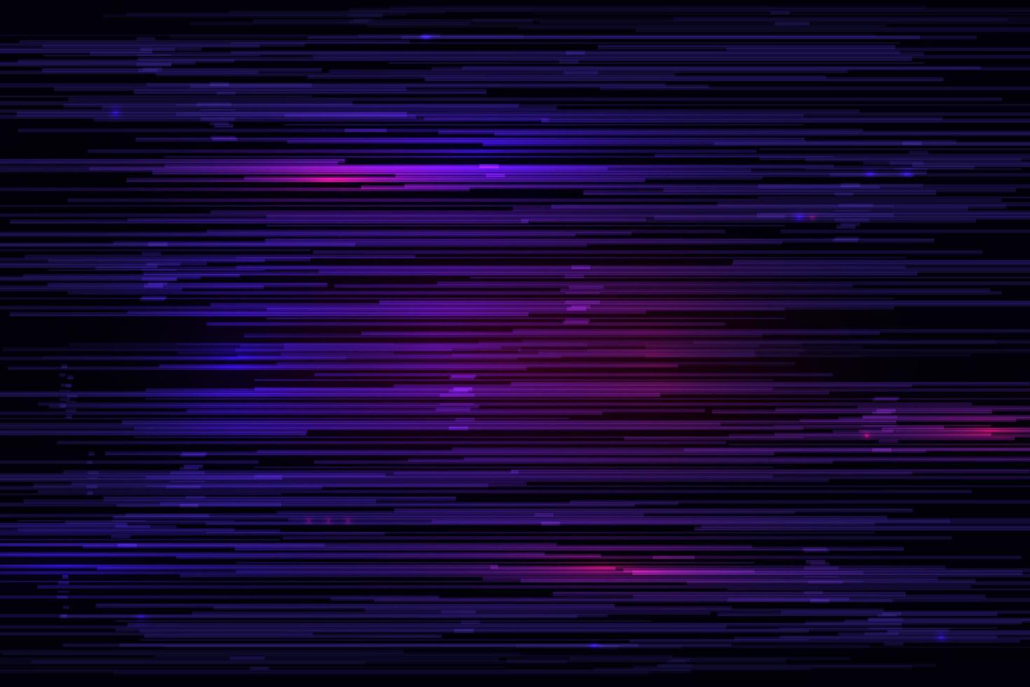 Abstract neon background with glitch effect vector