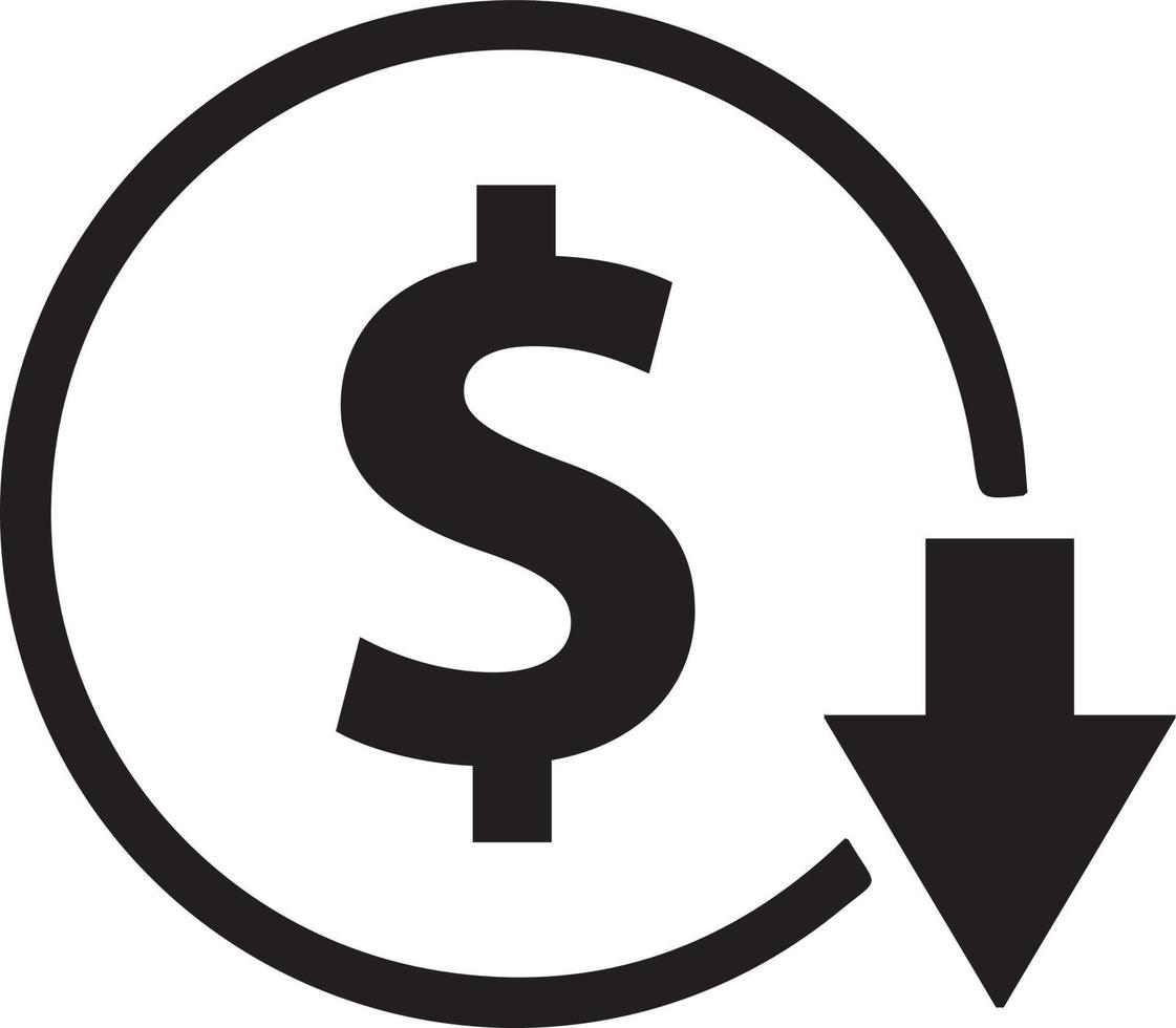 Cost Reduction Icon 4334345 Vector Art At Vecteezy