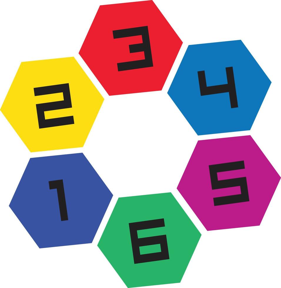 Different number of set silhouette vector