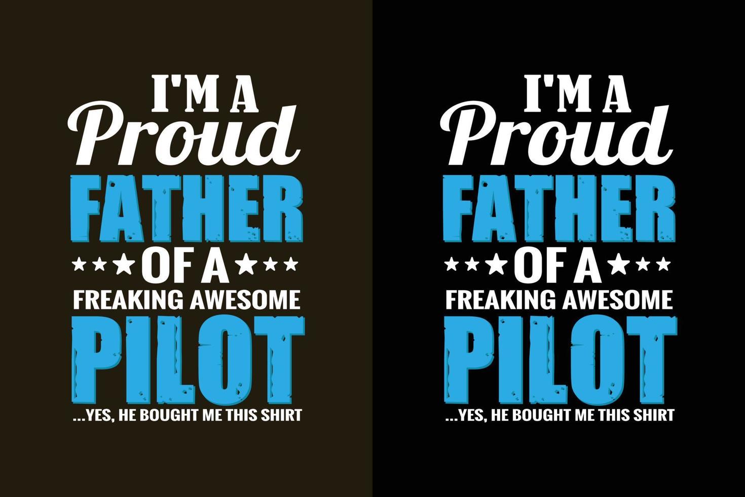 soy un orgulloso padre de un piloto increíble feliz día del padre tipografía diseño de camiseta citas vector