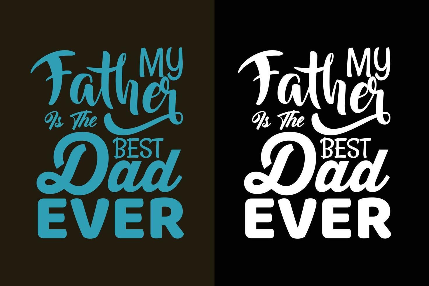 mi padre es el mejor papá de todos los tiempos tipografía citas de letras  del día del padre, citas de papá para el eslogan del diseño de la camiseta  4334490 Vector en