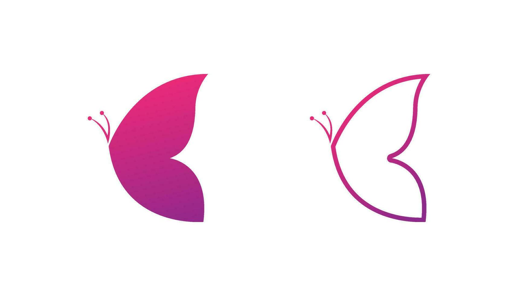 Butterfly logo vector design