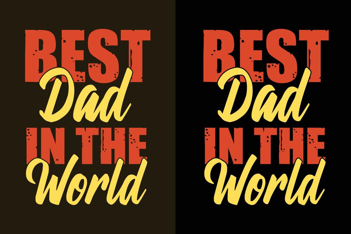 Best dad in the life father's day t shirt design quotes vector