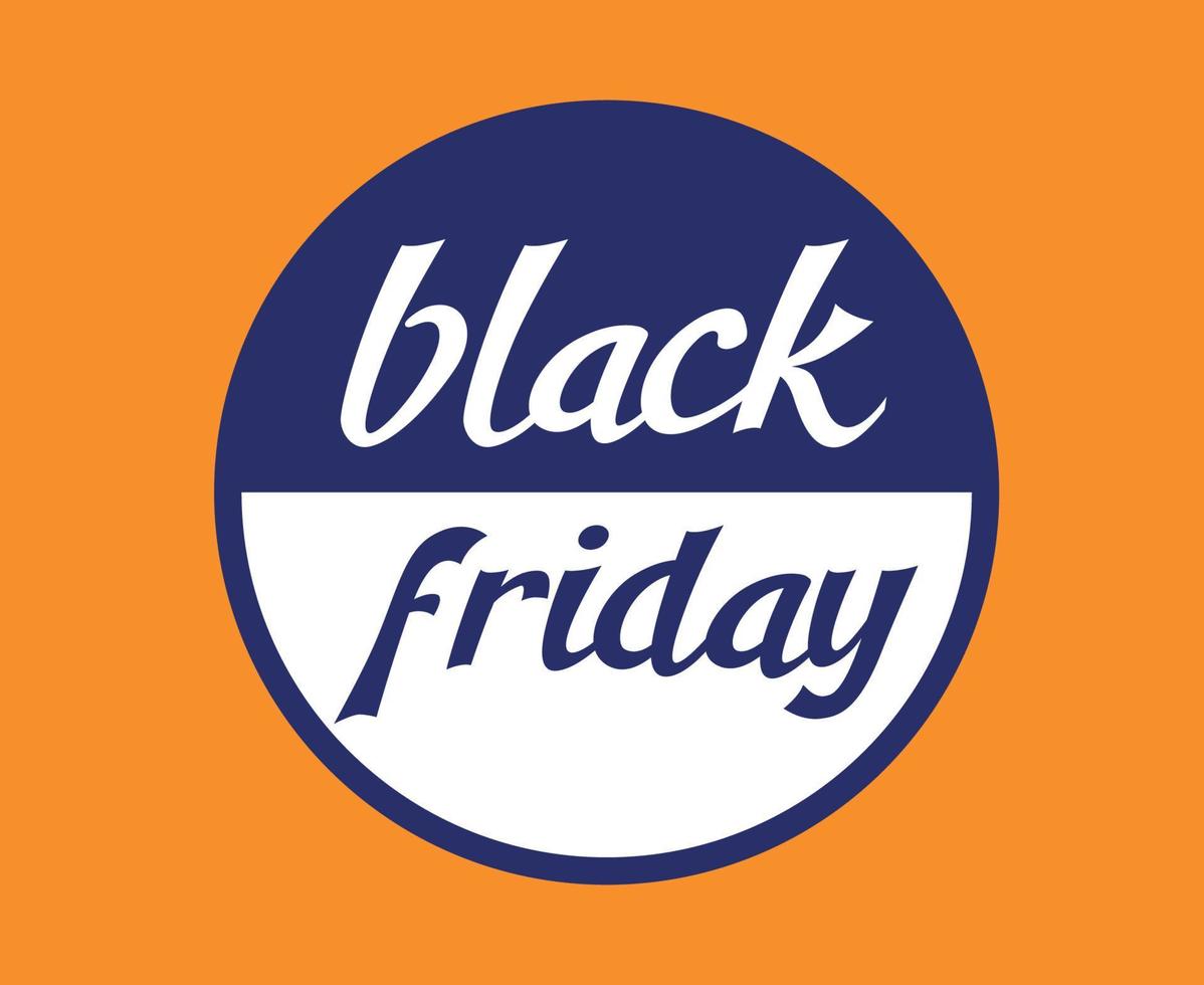 viernes negro diseño vector día 29 de noviembre marketing de vacaciones venta abstracta ilustración morada y blanca con fondo naranja