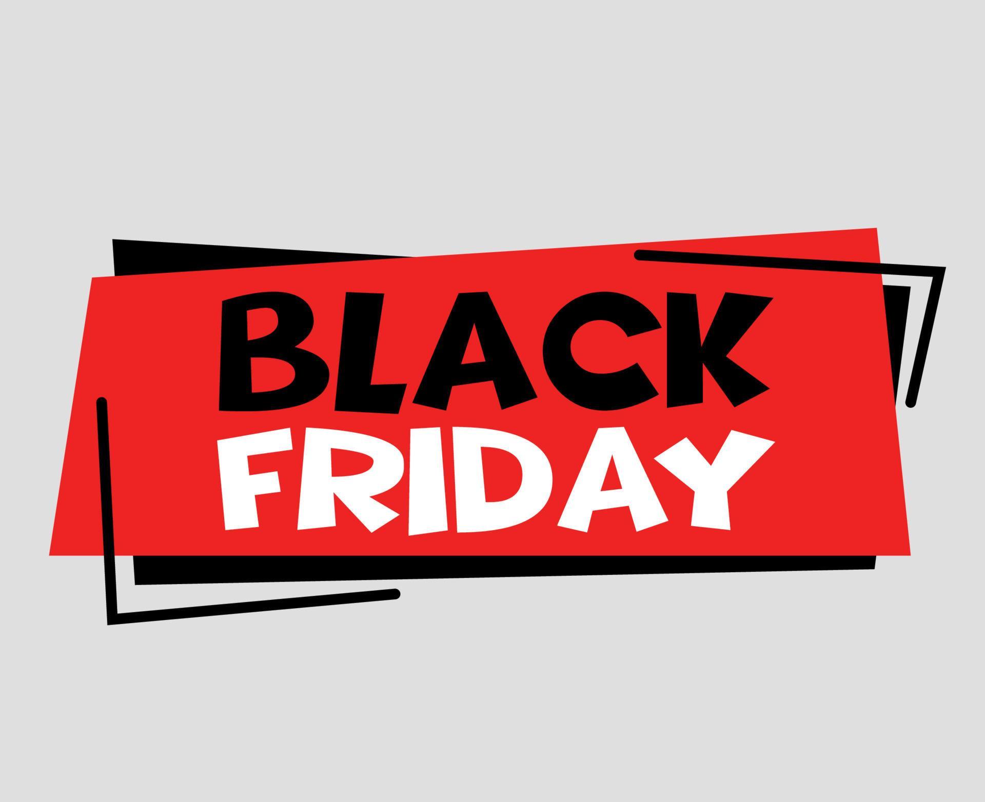 Black Friday Design Vector Holiday illustration advertising 29 November