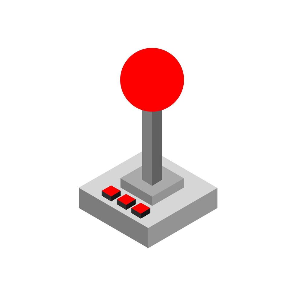 Game pad illustrated on a white background vector