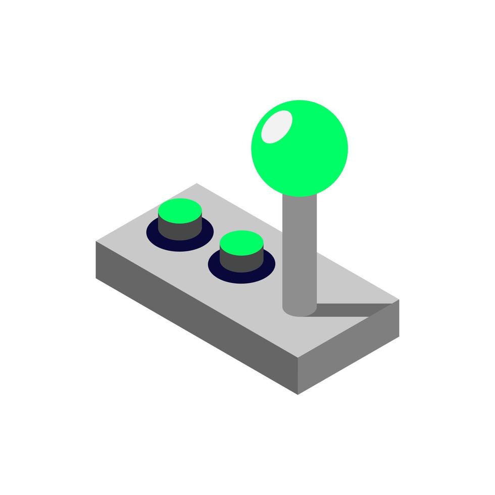 Game pad illustrated on a white background vector