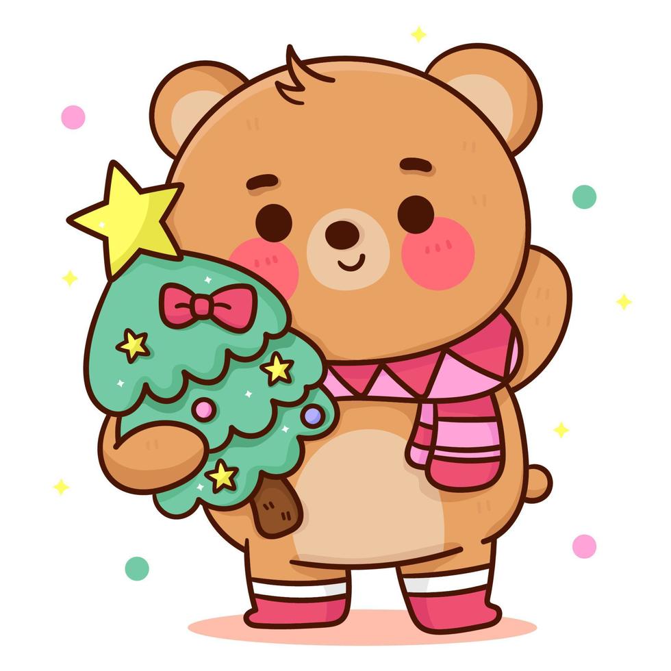 lindo oso de dibujos animados árbol de navidad kawaii animal 4336738 Vector en Vecteezy lindo oso de dibujos animados árbol de navidad kawaii animal 4336738 Vector en Vecteezy