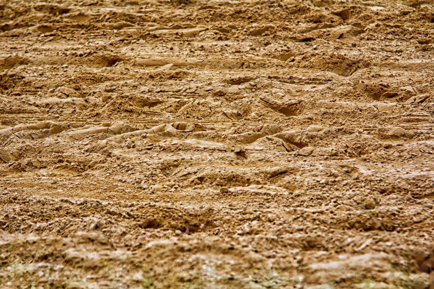 Trodden Dirt, close photo