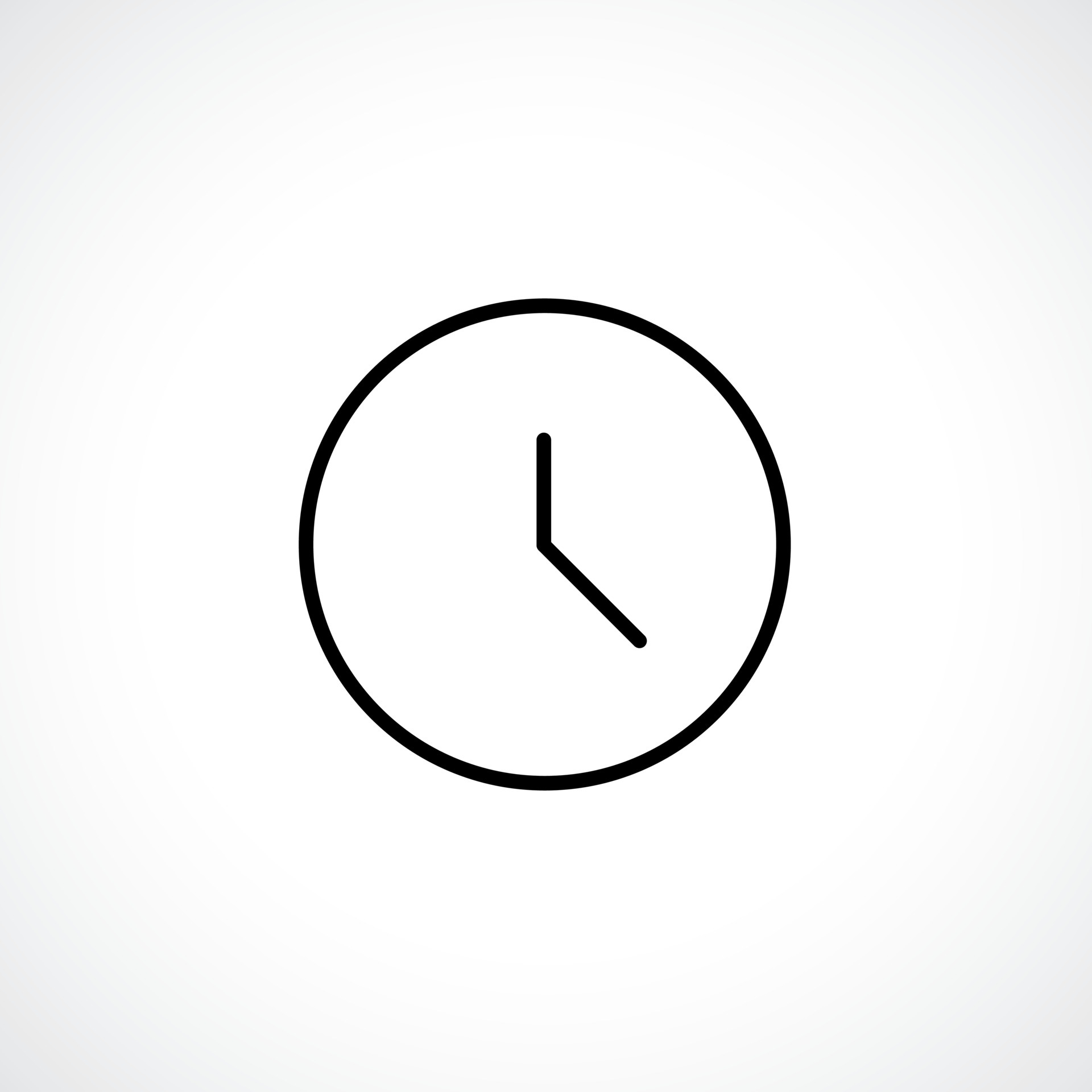 Clock icon. Clock Time symbol flat style. design web site icon, logo, app,  UI. Illustration - Vector. EPS10. 4338226 Vector Art at Vecteezy