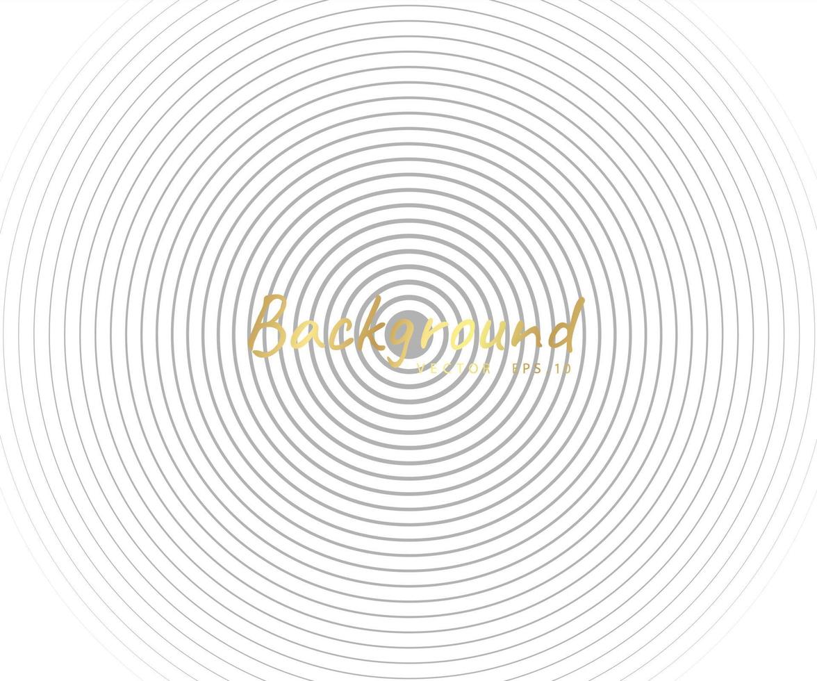 Abstract circle pattern black and white color ring. Abstract  vector illustration for sound wave, Monochrome graphic.