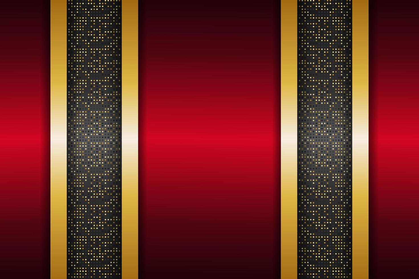 Luxury Background Modern Minimalist Maroon with Elegant Golden Glitter vector