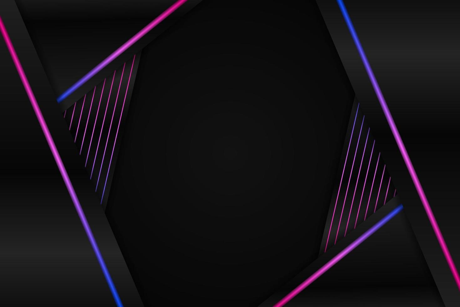 Modern Background Diagonal Overlapped Shape with Elegant Gradient Blue Pink vector