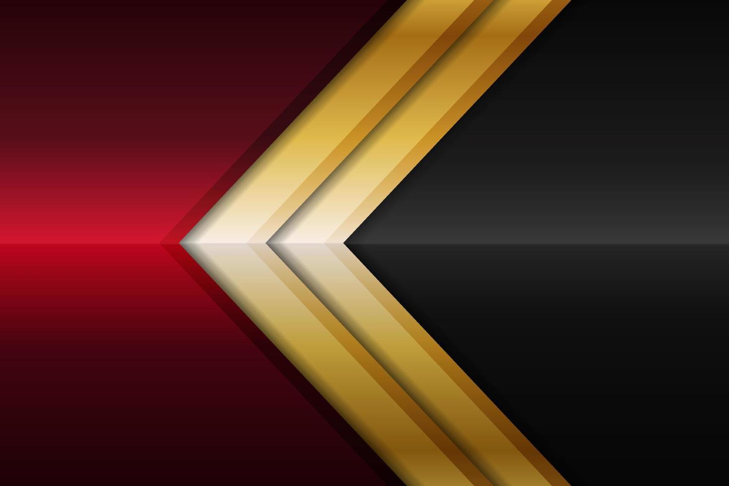 Luxury Background Minimalist Arrow Maroon with Elegant Golden vector