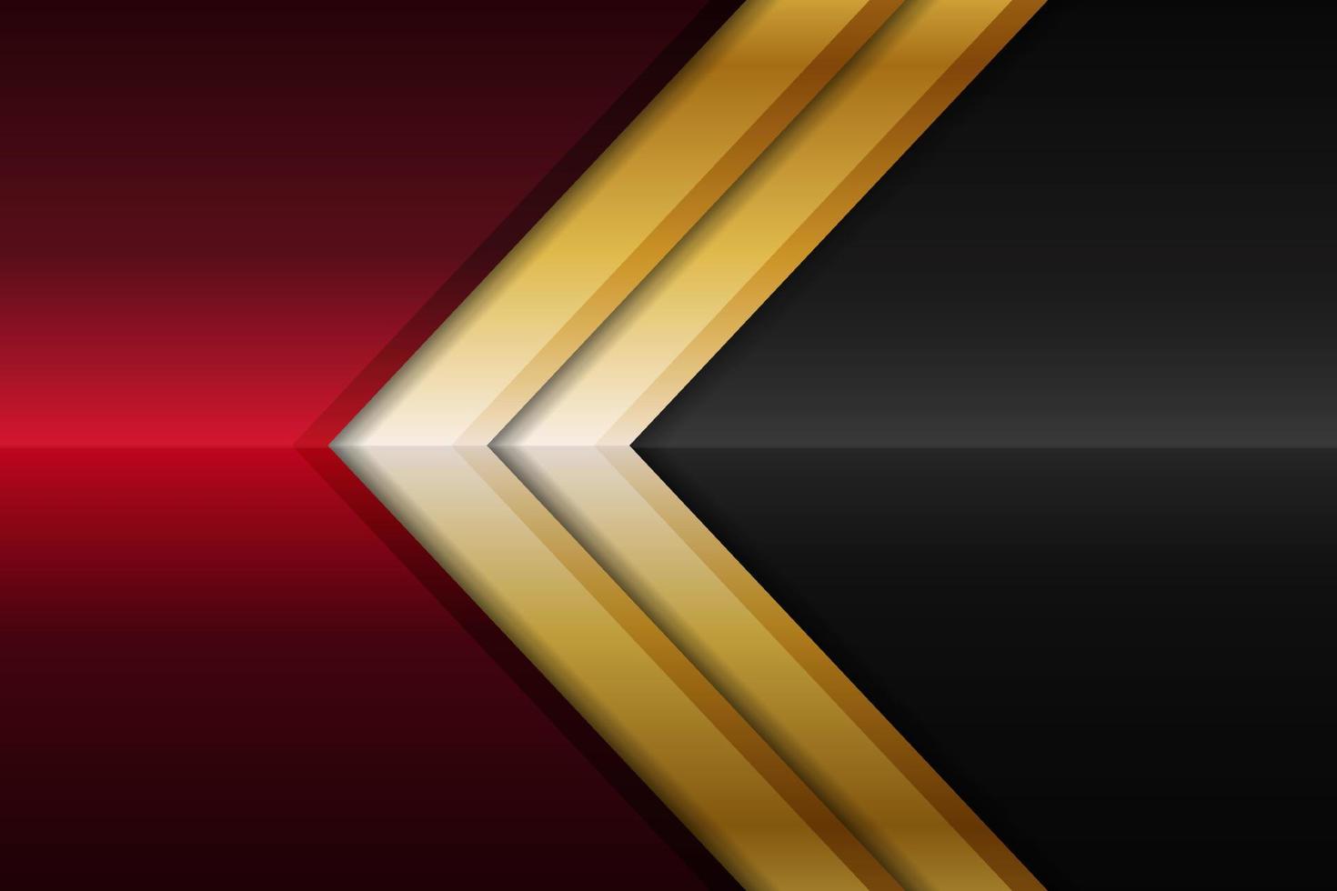 fondo de lujo minimalista flecha granate con elegante dorado vector