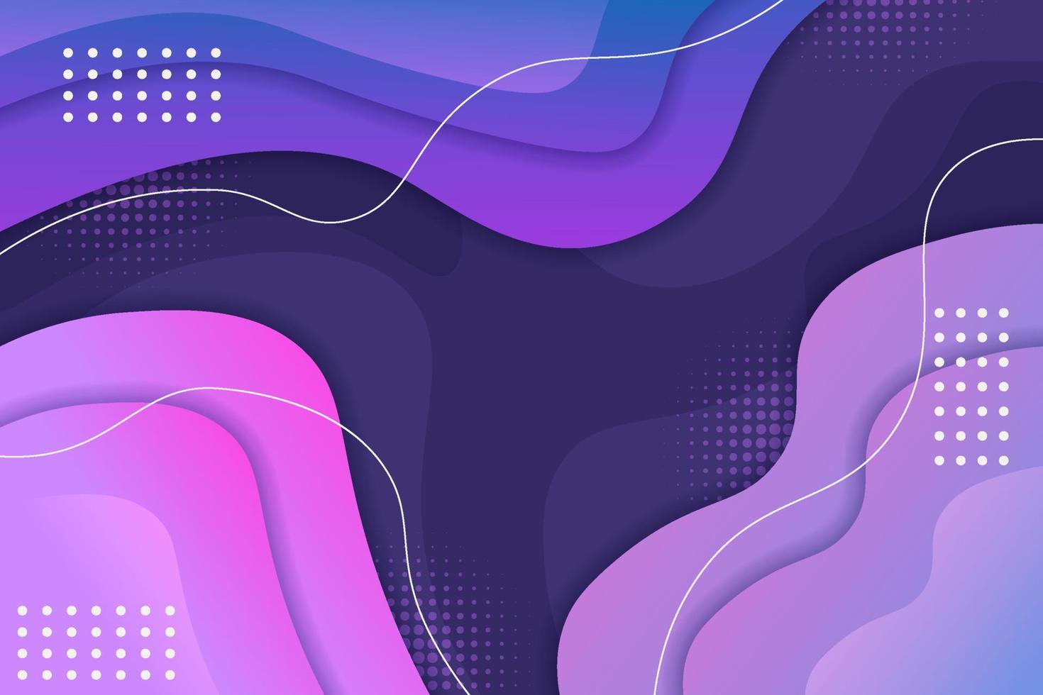 Abstract Background Dynamic Abstract Shape Gradient Blue, Purple and Pink vector