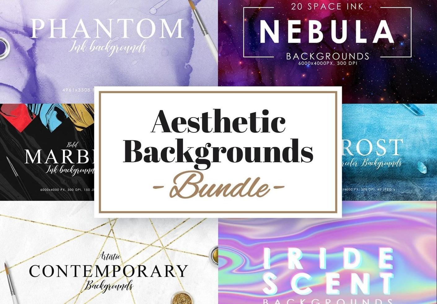 Aesthetic Backgrounds Bundle