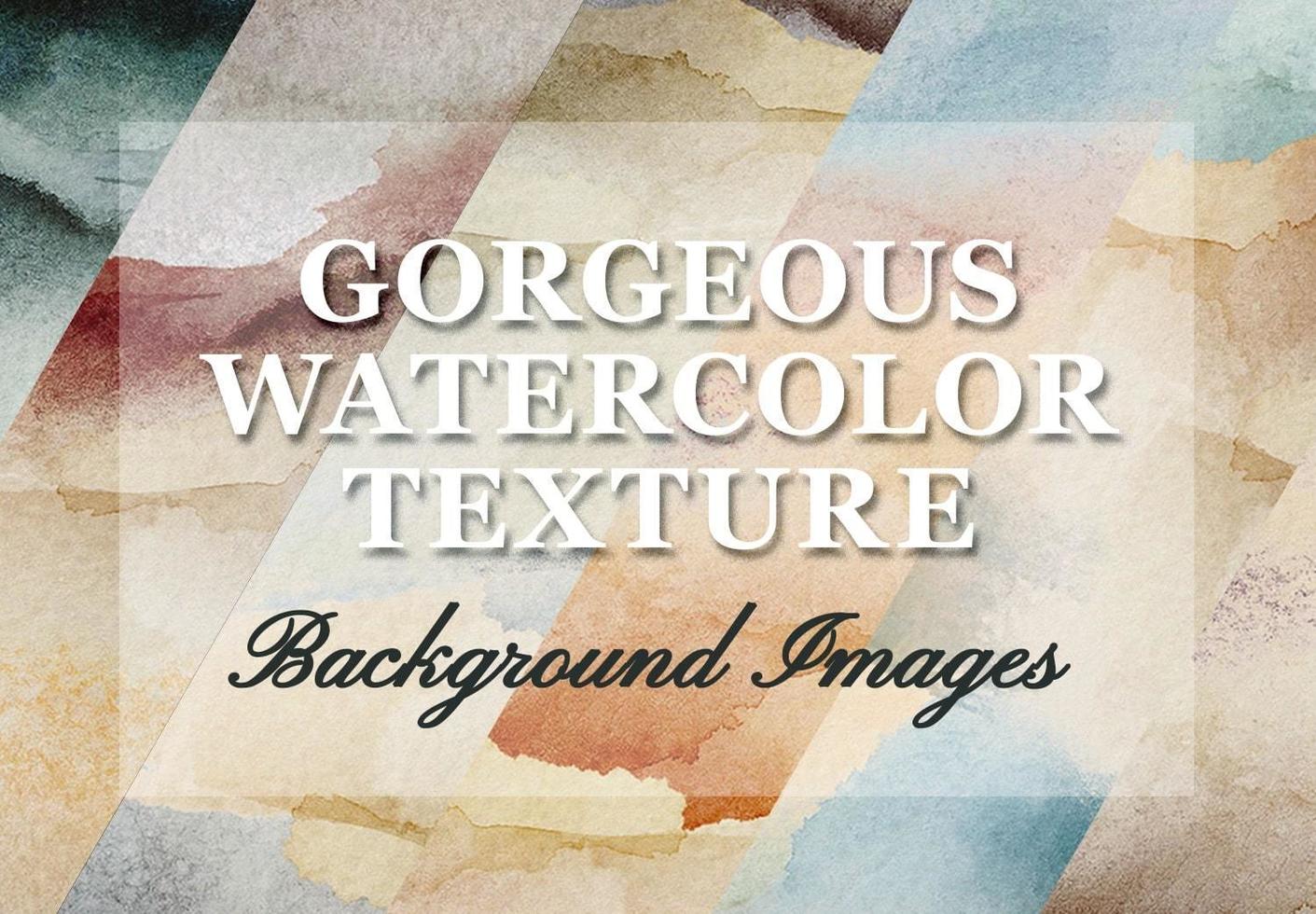 Gorgeous Watercolor Texture Backgrounds Bundle