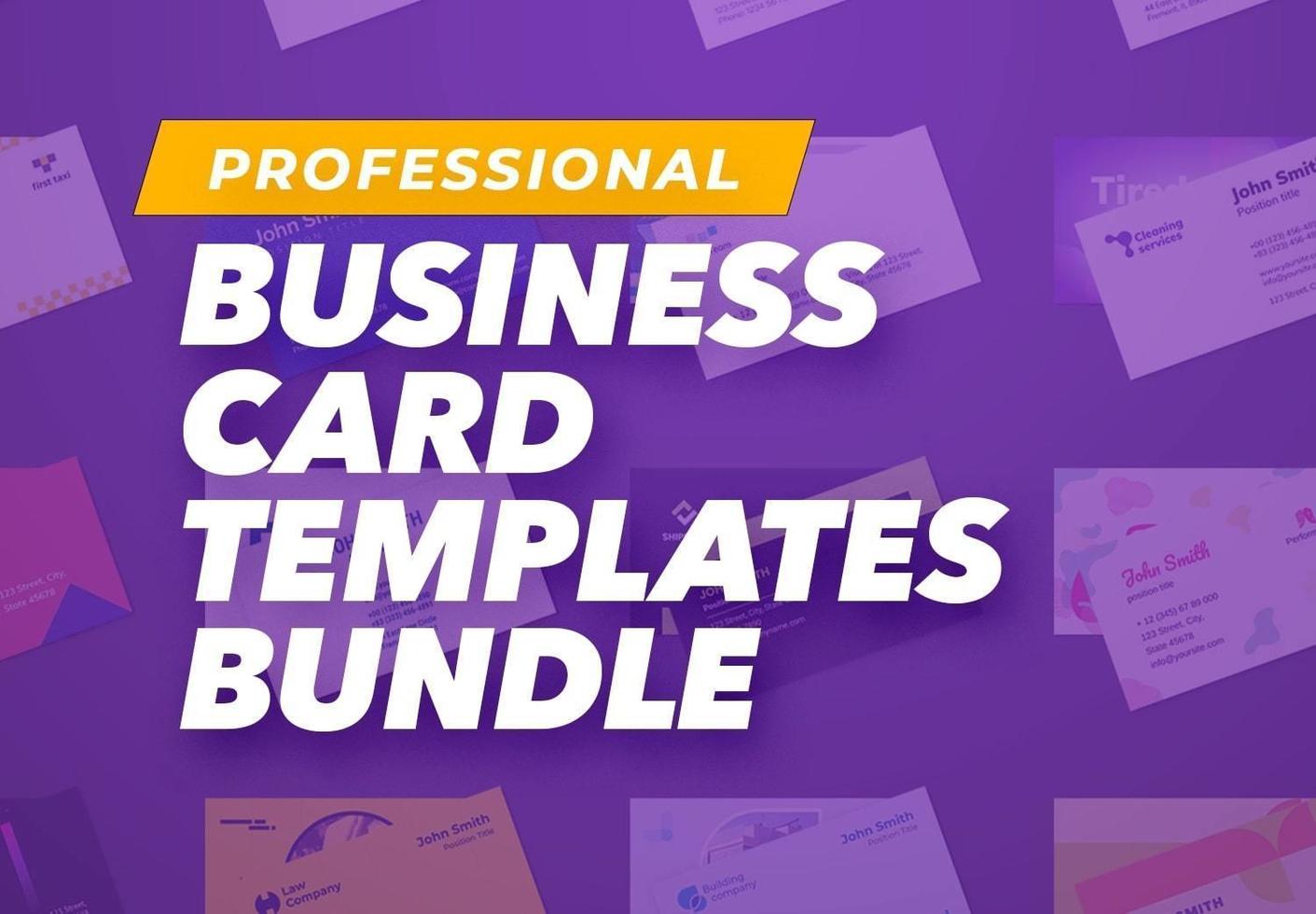 Professional Business Card Templates Bundle