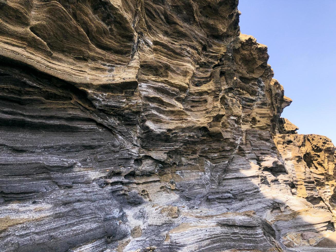 lava solidificada en la isla de jeju. Corea del Sur foto