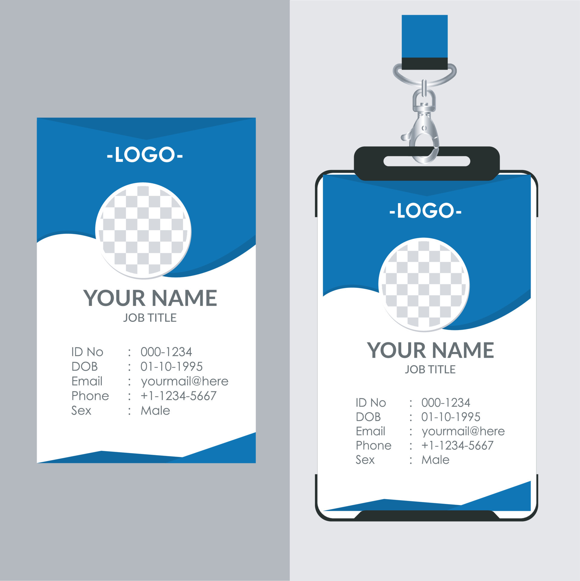 Employee Card Template Word employee-card-template-word