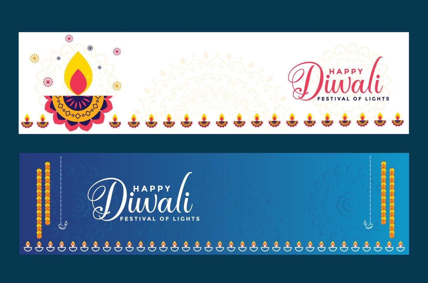 Diwali festival background vector illustration