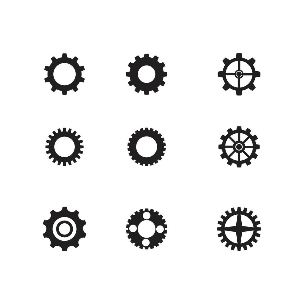 Gear Logo Template vector icon illustration design