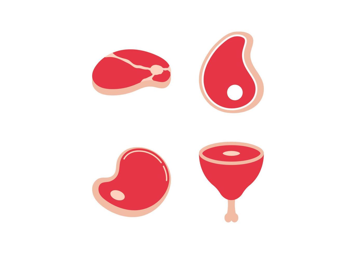 carne icono diseño plantilla vector ilustración aislada