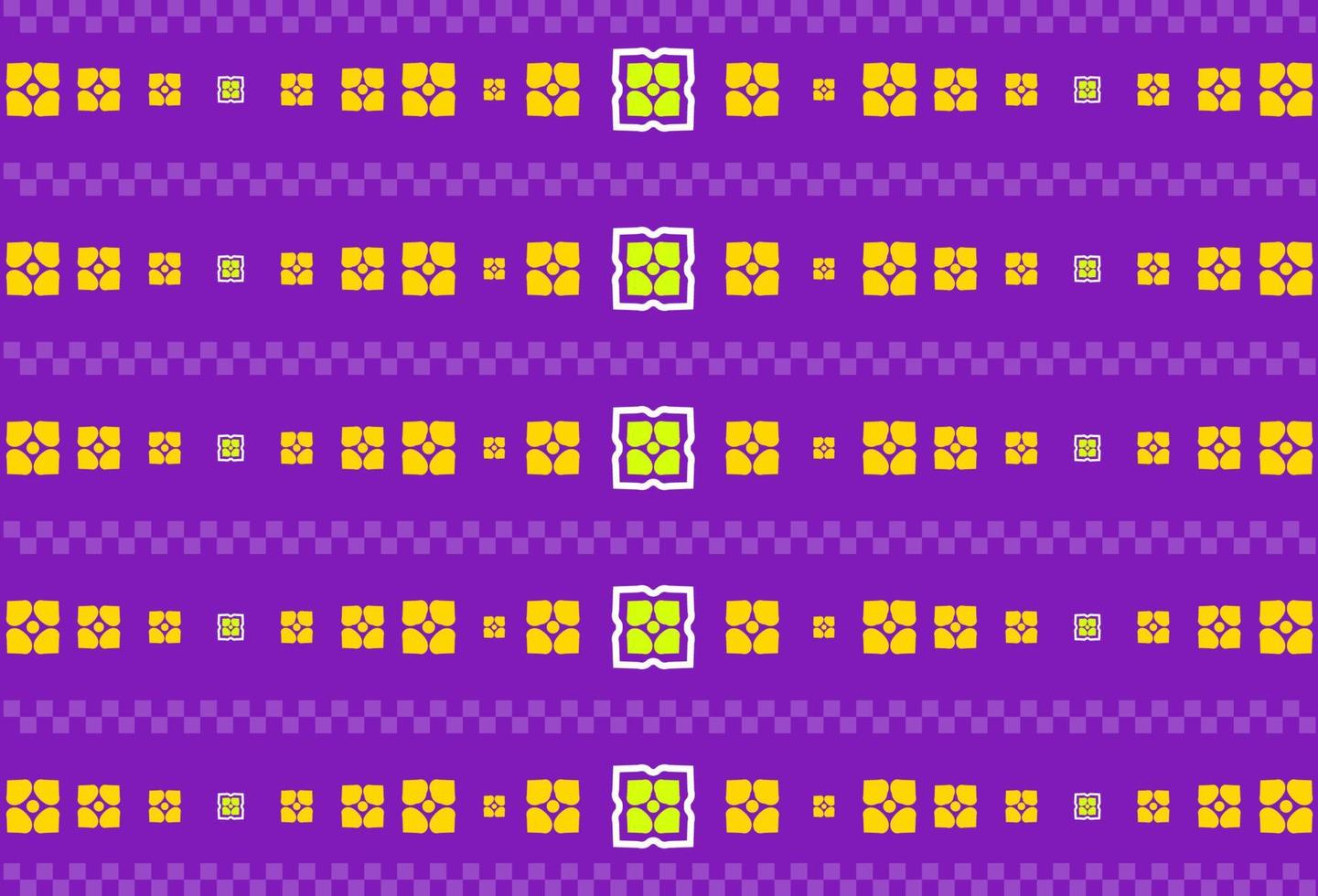 flower ethnic pattern on violet background. design to be printed on the cloth or fabric. vector