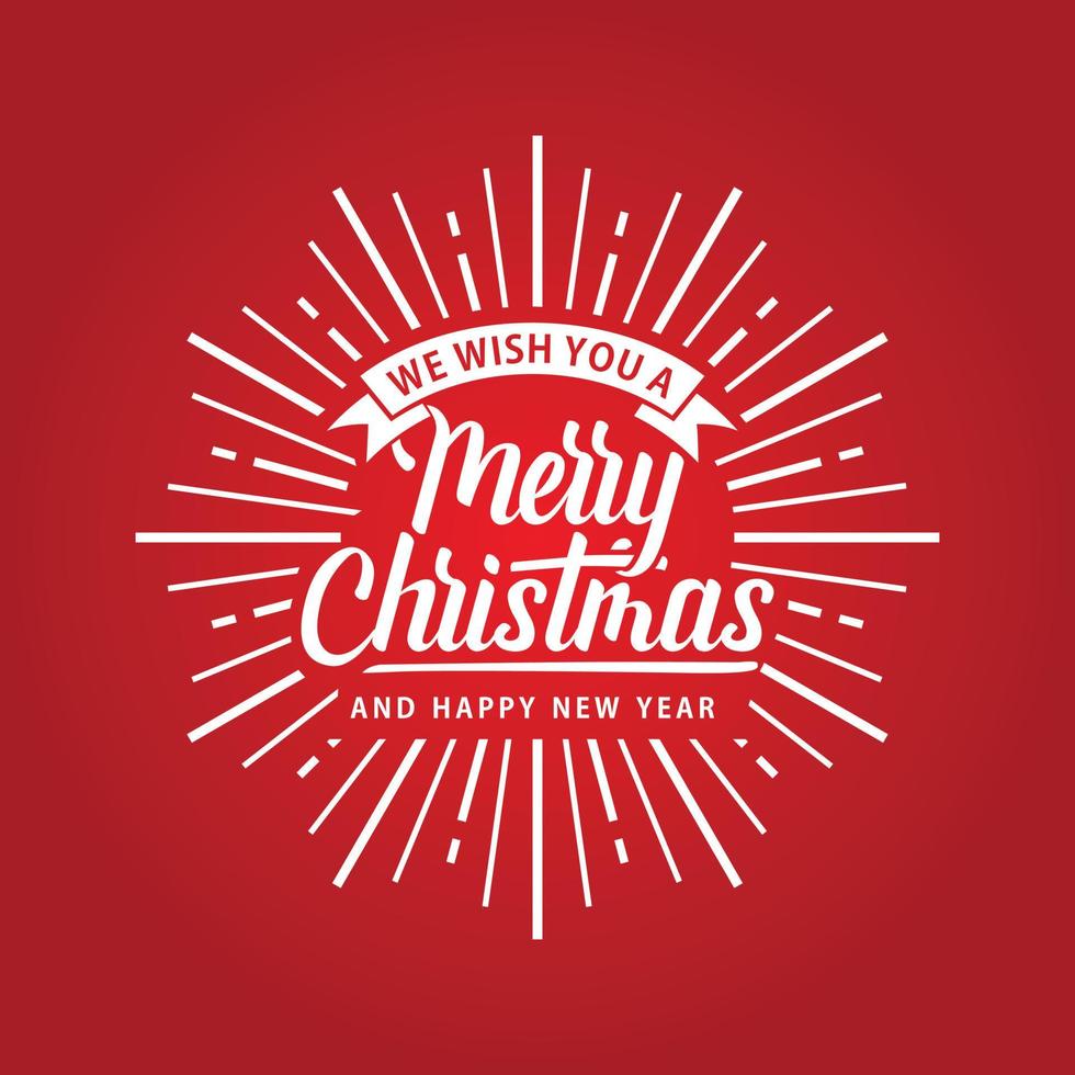 Christmas Shine Xmas Red Logo vector