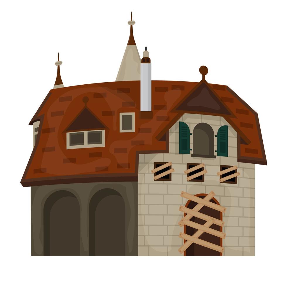 Creepy House Concepts vector