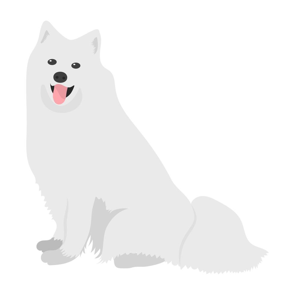 Trendy Dog Character vector