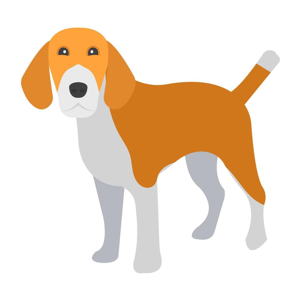 Trendy Beagle Concepts vector