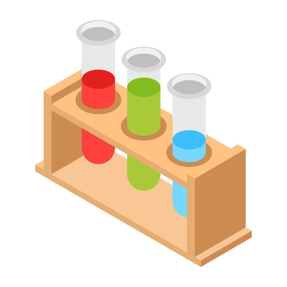 Test Tubes Concepts vector