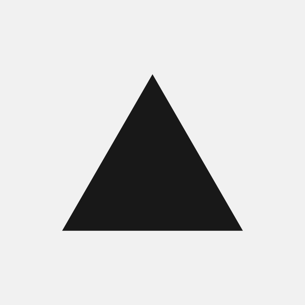 Triangle icon vector symbol sign