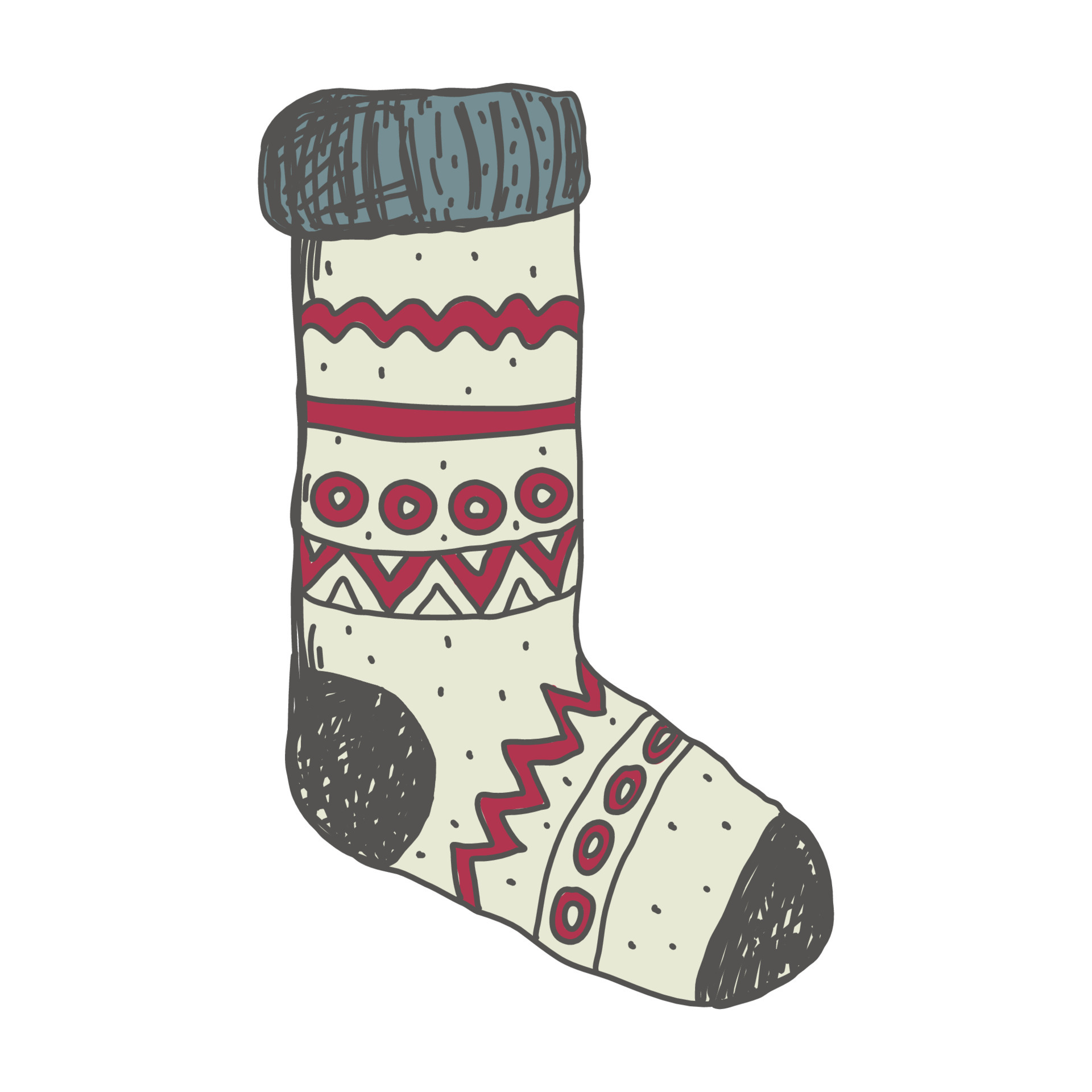 Socks Drawing Vector Art, Icons, and Graphics for Free Download
