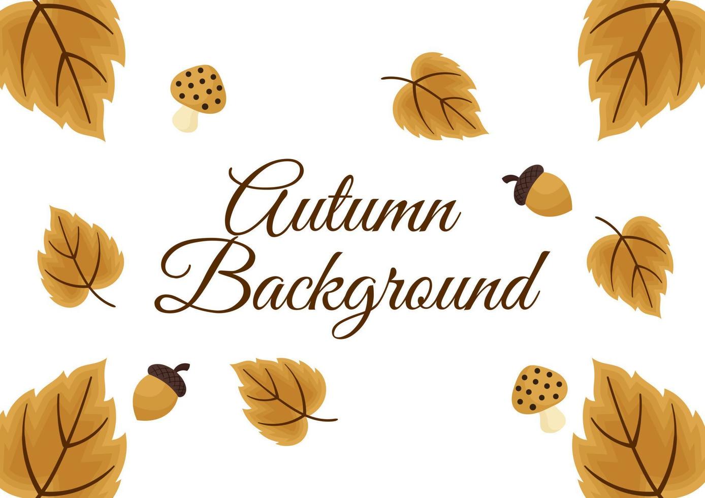 background with autumn theme 13 vector