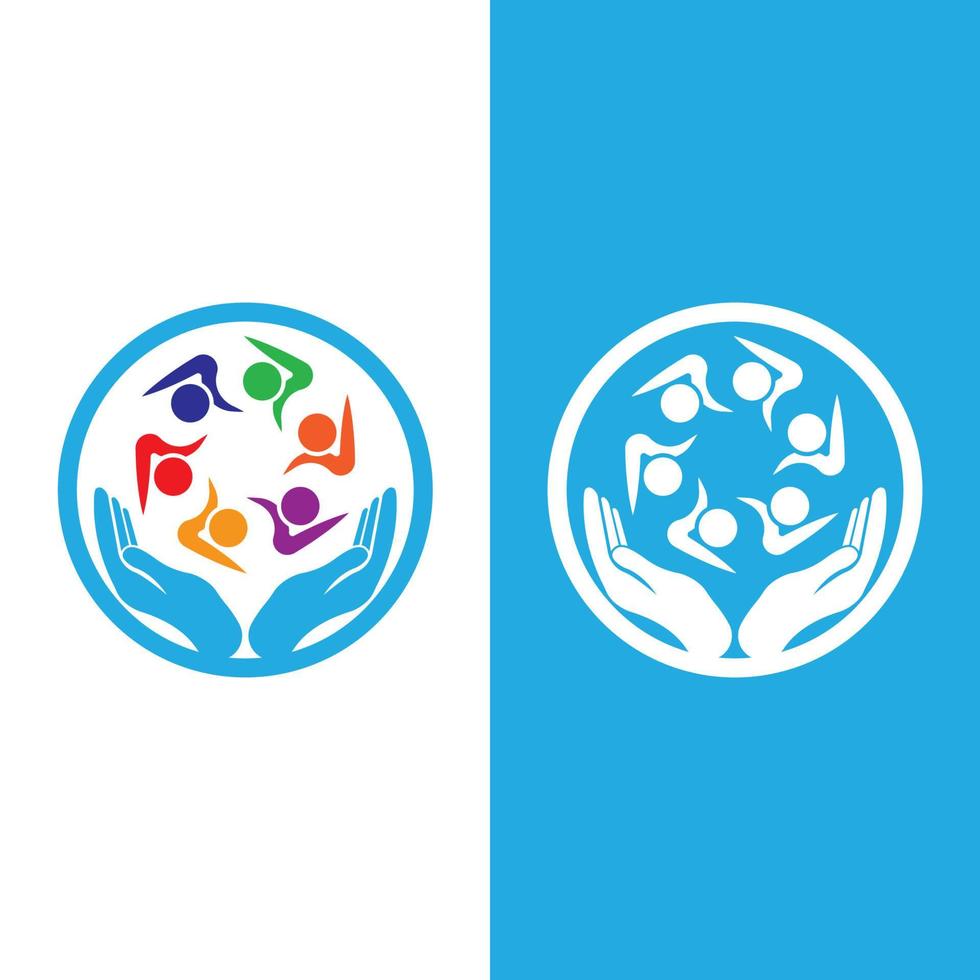 Community, network and social icon vector