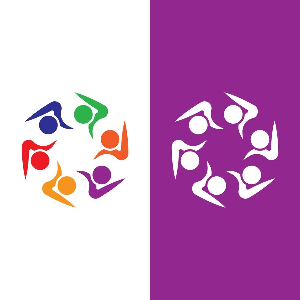 Community, network and social icon vector